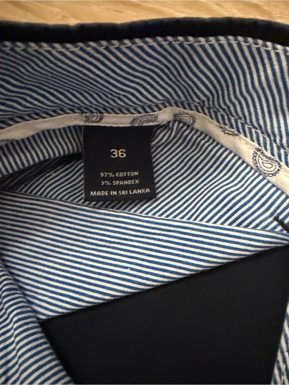 Daniel Cremieux Navy Flat-Front Men's Shorts